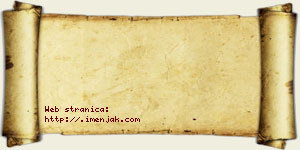 Jovana Bakić vizit kartica